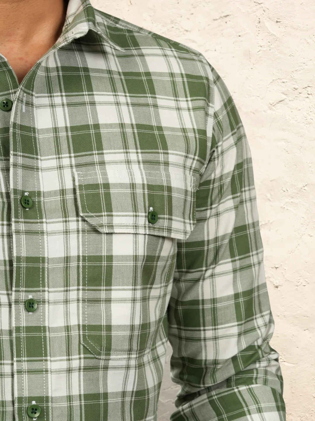 Forrest Green checks shirt - Image 3