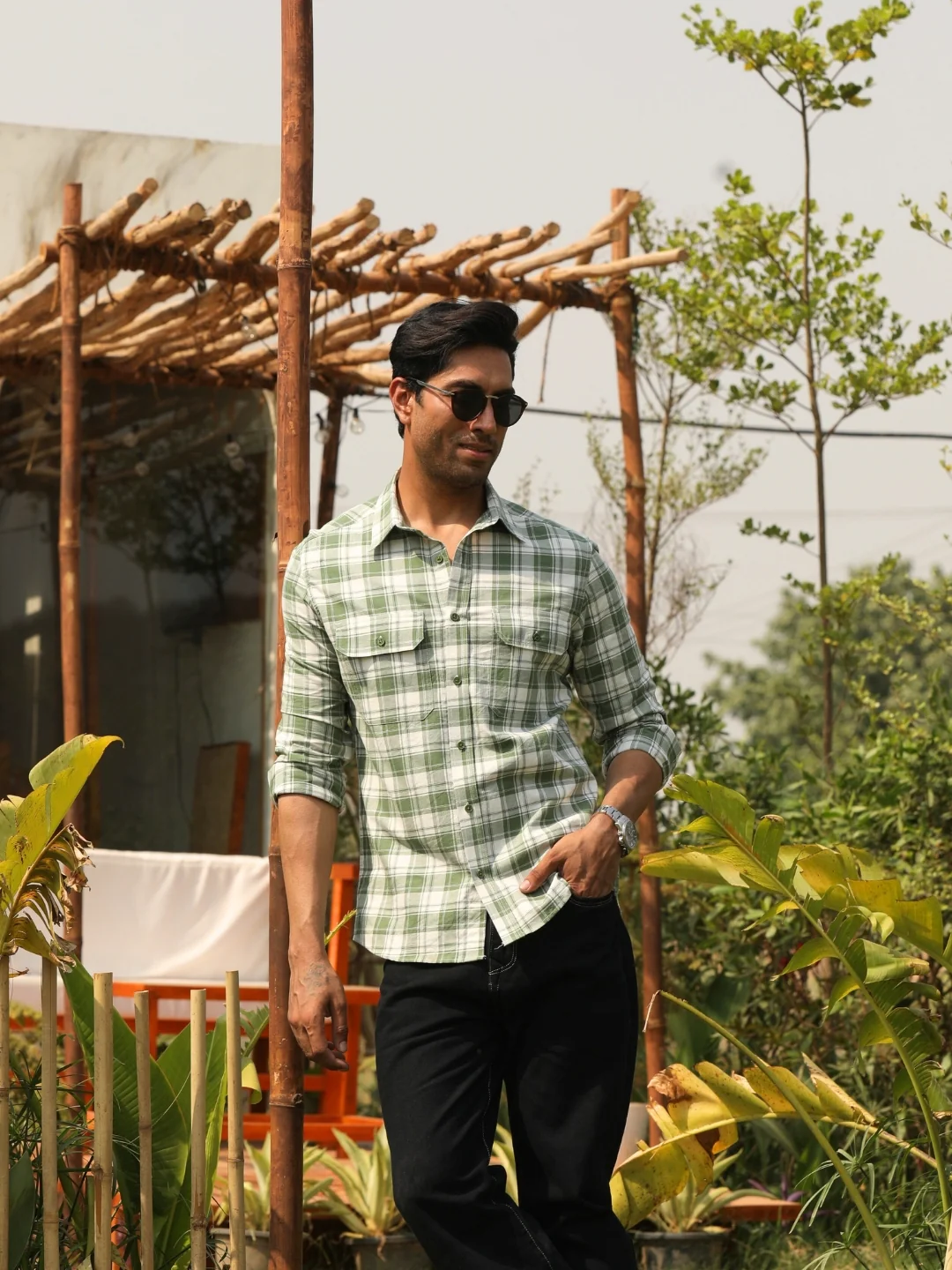 Forrest Green checks shirt - Image 5